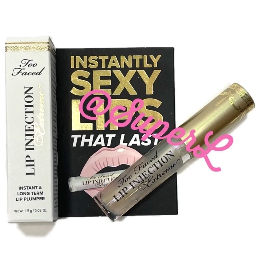 2/$15 NEW Too Faced Lip Injection Extreme Lip Plumper Lipgloss Lipstick Gloss - Picture 3 of 8